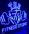 Neon Light - 36x36 inches