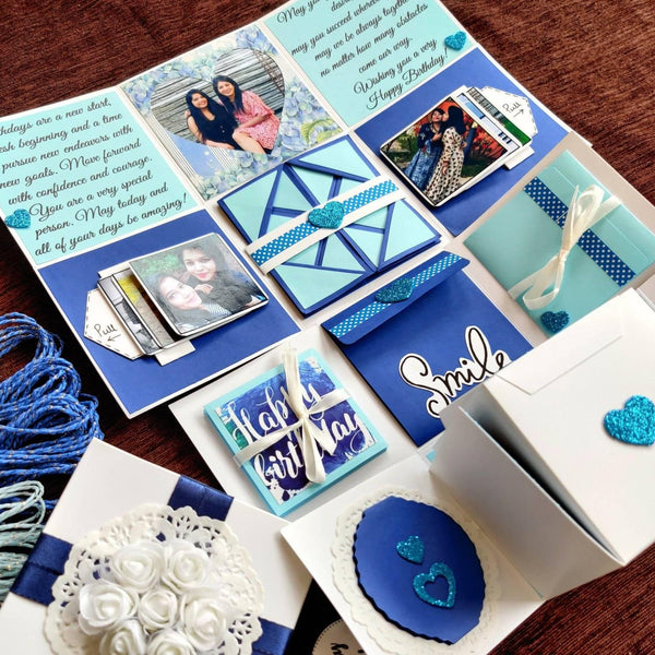 Infinity Box-1 | Blue & White - Gifty