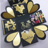 Gold And Black Single Layer Explosion Box