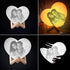 3D Heart Moon Lamp (15cm) - Gifty