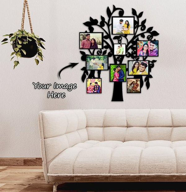 Family Tree (9 Photo - Customised) - Gifty